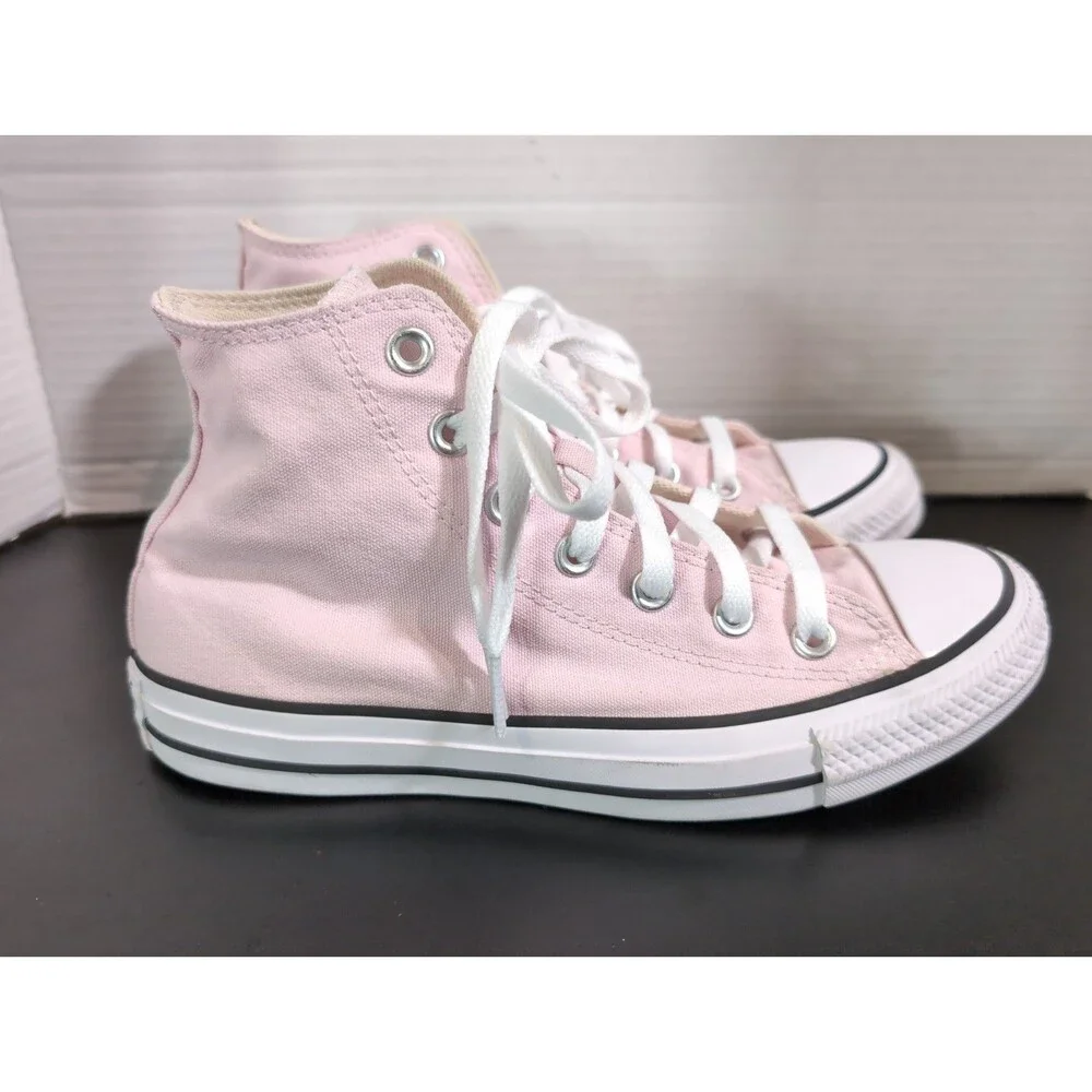 CONVERSE CHUCK TAYLOR ALL STAR HIGH TOP PINK SNEAKERS WOMENS 7.5/MENS 5.5 EUC